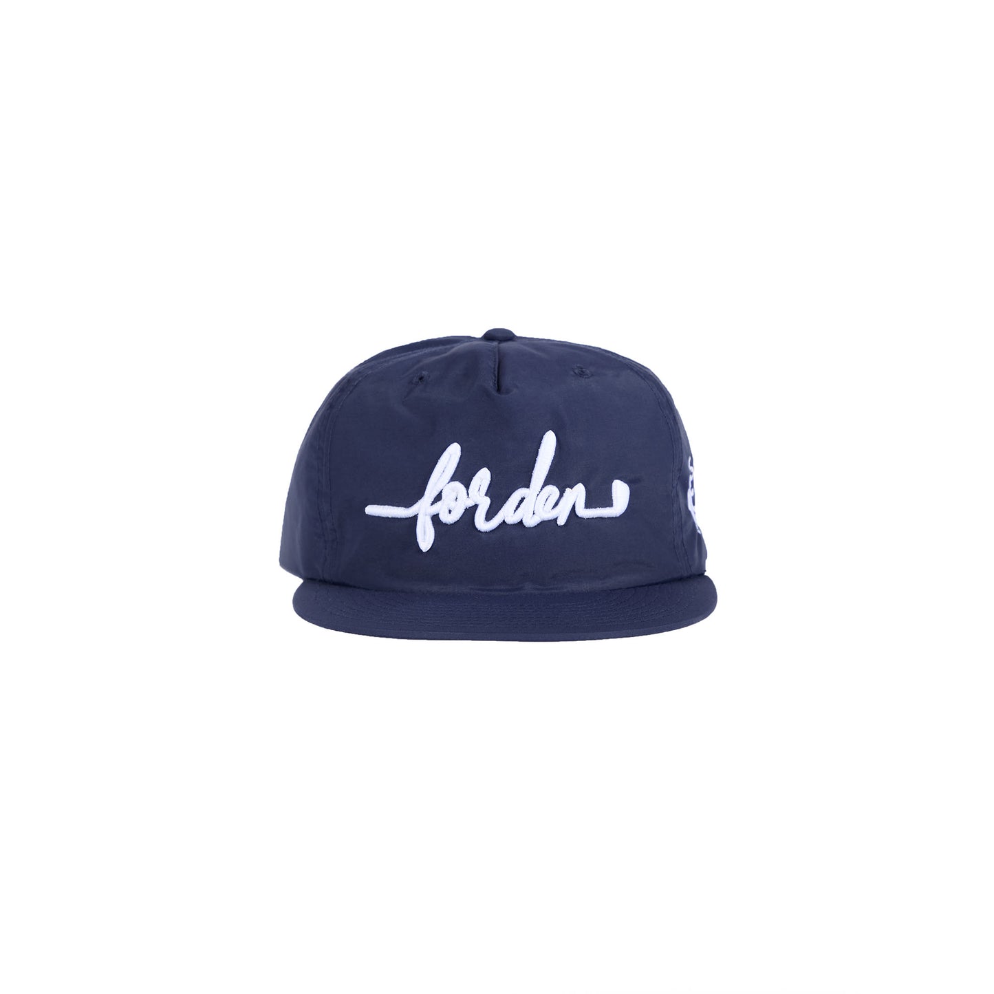 Navy Nylon Signature Snapback