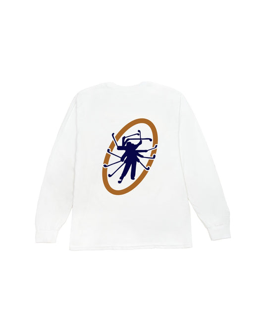 White Golf Swing Long Sleeve