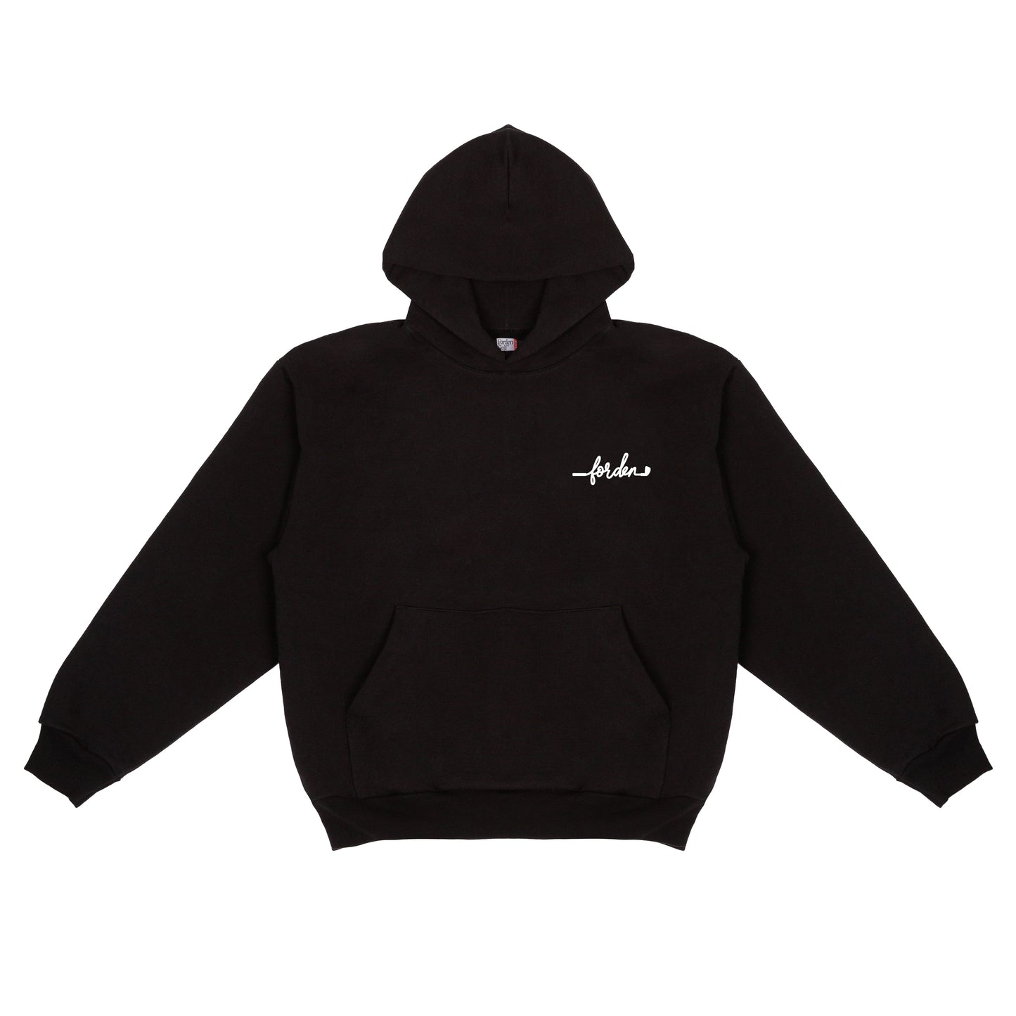 Black Script Hoodie