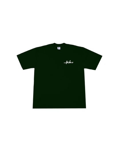 Green Go Low Script Short Sleeve