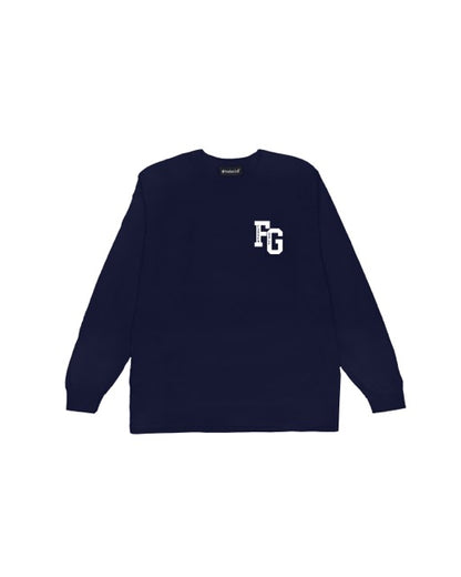 Navy College Long Sleeve