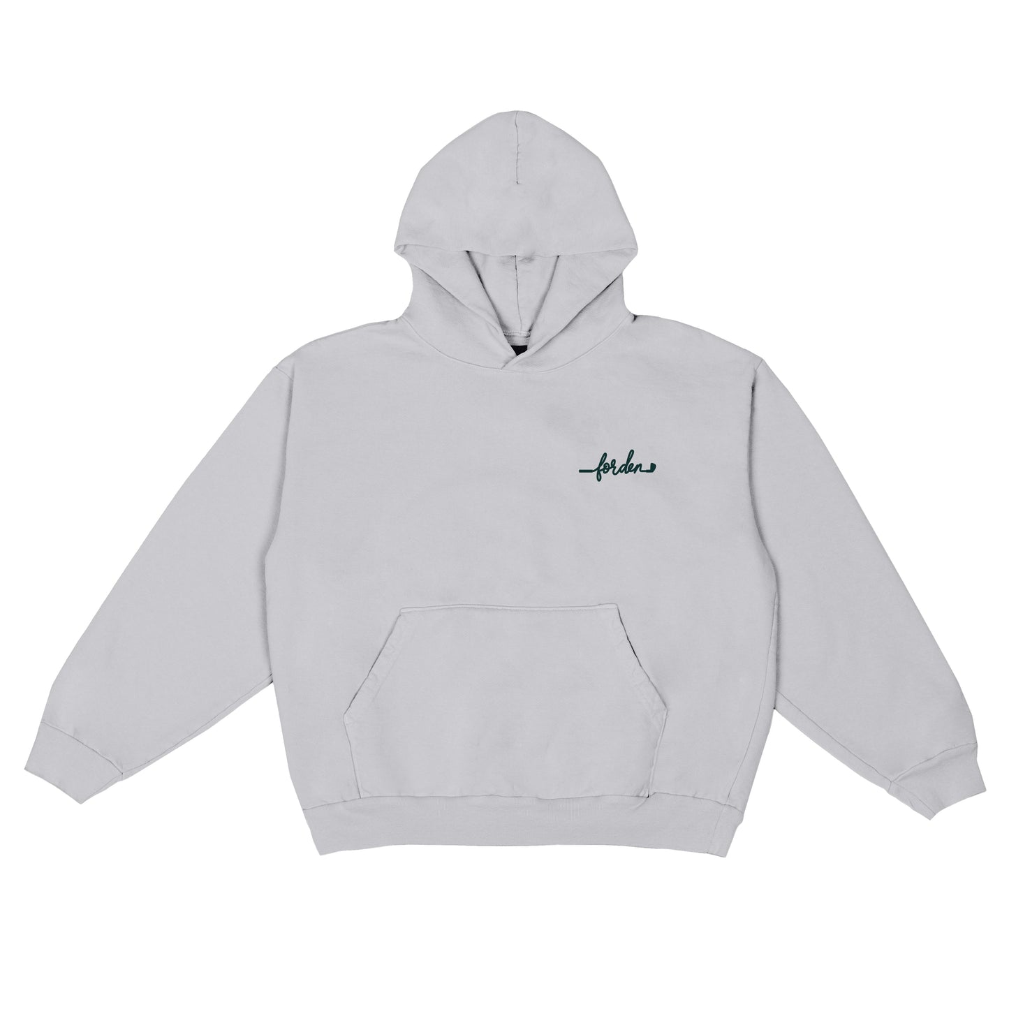 Grey Script Hoodie