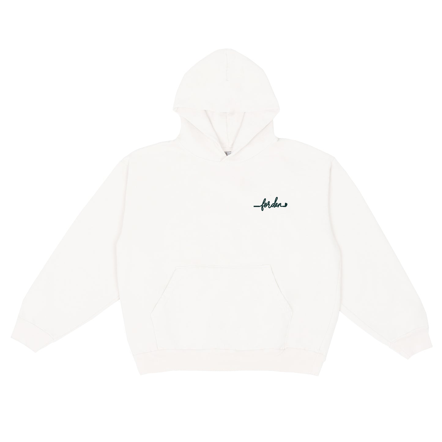 White Script Hoodie