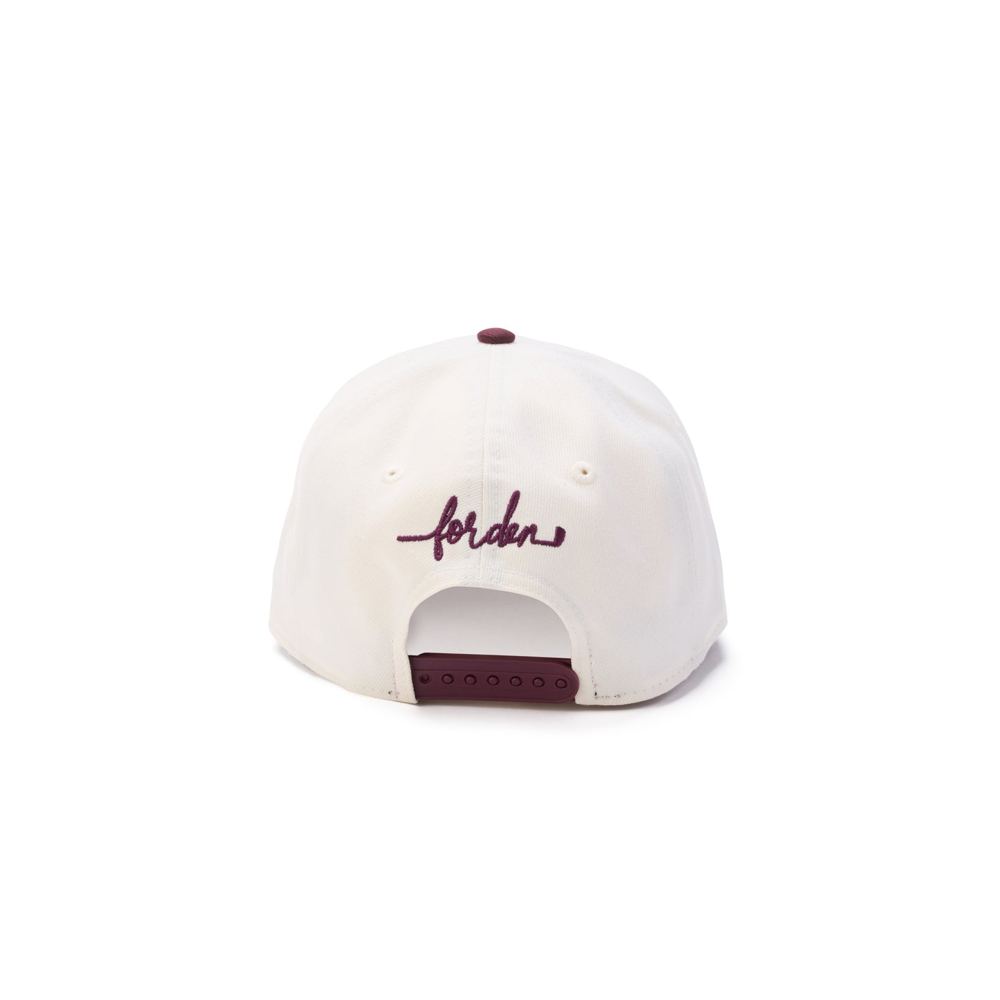 Burgundy Two Tone Forden x New Era Retro Crown Snapback